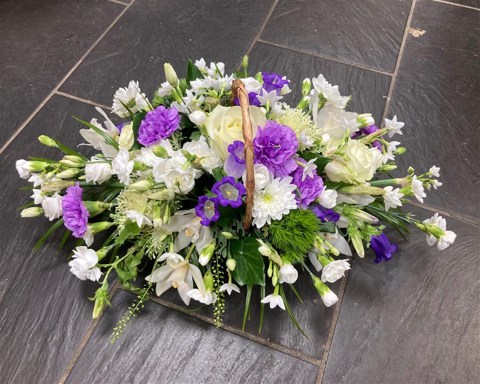 creamation basket funeral Cornwall